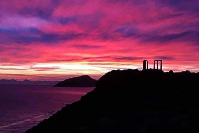 Escapada de un día de lujo en cabrio al templo de Poseidón, Souni