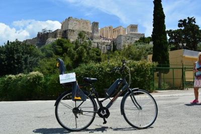 Visita guiada en bicicleta eléctrica de Atenas con comida y refre