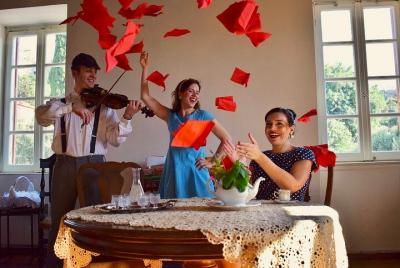 Boleto de una boda griega para recordar