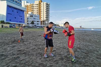 Boxing On The Beach