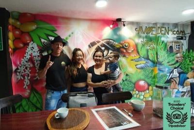 Clase virtual de preparación de café