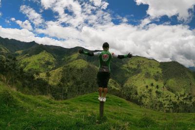 en bicicleta a la cera Palm Forest