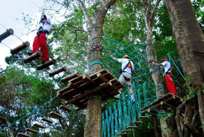 Circuito de cuerdas altas en Parque de aventura desde Puntarenas