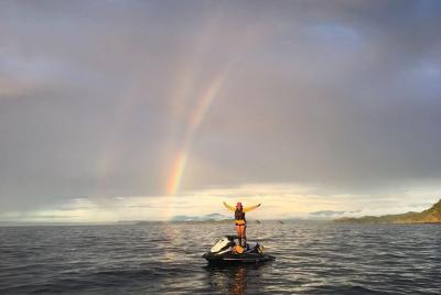 Alquiler de motos acuáticas, paseos en bote banana, combo de moto