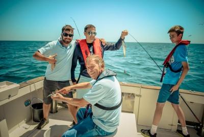 Boleto de pesca en la costa de Cascais. Boleto de pesca en la costa de Cascais.