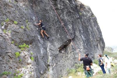 Viaje de escalada grupal de día completo en Curazao