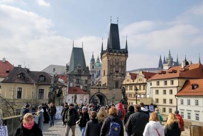 Tour a pie por el pequeño grupo de Praga