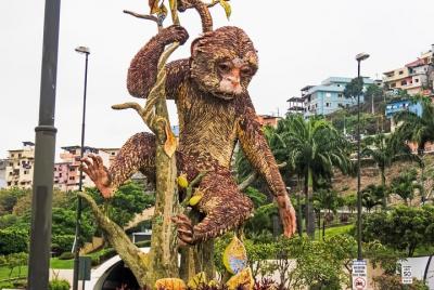 Visita turística de Guayaquil con transporte aéreo de ida y vuelt