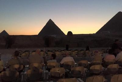 Sonido y espectáculo de luces en las pirámides