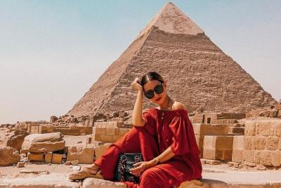 Tour privado de día completo pirámides de Giza museo egipcio y ba