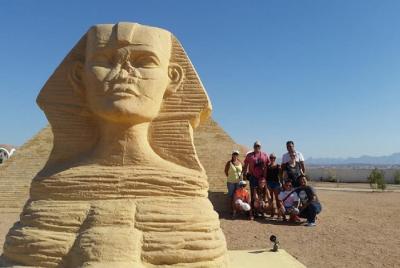 mini aventura en el parque de Egipto