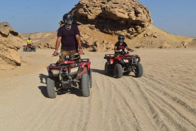 Excursión de súper safari en quad y atardecer y paseo en camello 