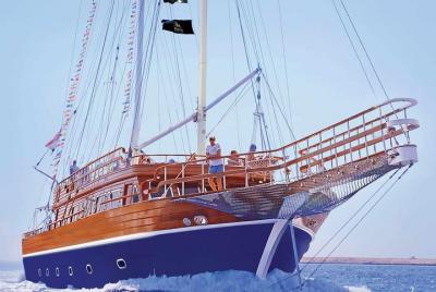 Increíble día completo en barco pirata, esnórquel, mar con comida