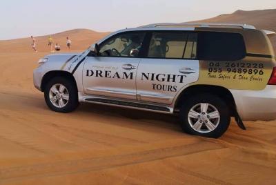 Safari nocturno por el desierto de Dubai con traslado al hotel, p