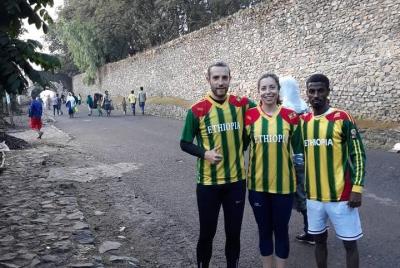 Correr Etiopía trotar en Gonder
