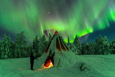 Recorrido fotográfico de auroras boreales desde Rovaniemi