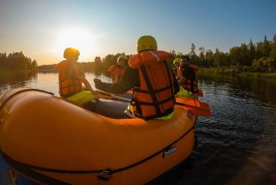 Rafting en el río Ártico