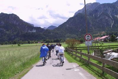 Recorrido en bicicleta por el castillo de Neuschwanstein desde Mú