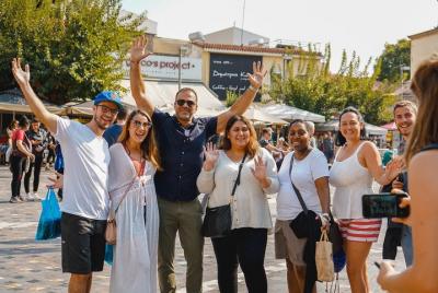 Visita al mercado gastronómico de Atenas y almuerzo en la taberna