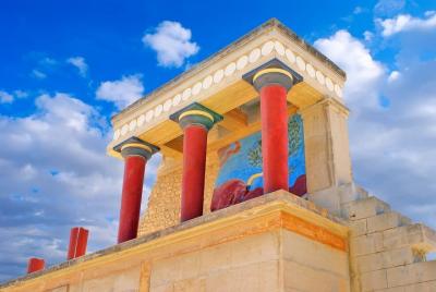 Viaje al palacio de Knossos y visita a la ciudad de Heraklion des