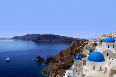 Visita y paseo panorámico de Santorini Medio Día