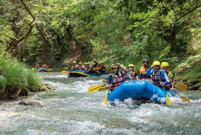 Rafting en el rio Lousios Rafting en el rio Lousios