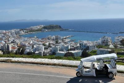 e-Tuk Mykonos por la noche Cosmopolitan Riviera VIP Tour e-Tuk Mykonos por la noche Cosmopolitan Riviera VIP Tour