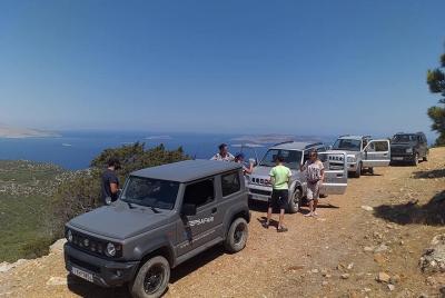 Aventura en jeep 4x4 sin conductor a Apolakkia y Monolithos: cami