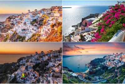 Excursión organizada de día completo a Santorini