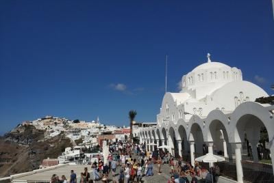 Santorini: recorrido a pie por Fira Santorini: recorrido a pie por Fira