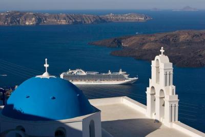 Tour panorámico en minibús Firostefani y Oia Village Tour panorámico en minibús Firostefani y Oia Village