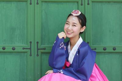 Lanzamiento de fotos de Gyeongbokgung Hanbok