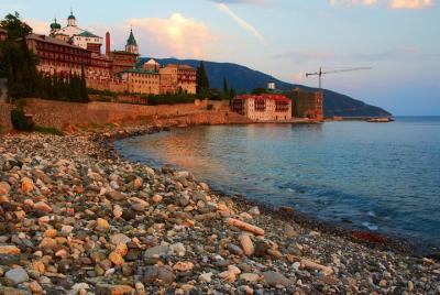 Recorrido en barco de un día a la península de Athos desde Salóni