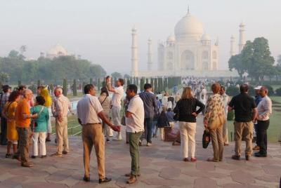 Tour privado de un día al Taj Mahal y a Agra