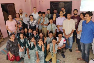 Caminata guiada por los barrios marginales de Ejipura de Bangalor Caminata guiada por los barrios marginales de Ejipura de Bangalor