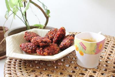 Comida privada vegetariana del sur de la India con un local cerca