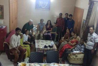 demostración de clase de cocina con cena