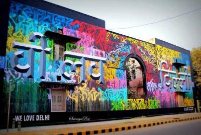 Delhi Street Art Tour en base privada