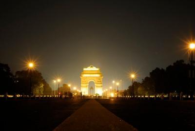 Una noche memorable en el Rajpath, Nueva Delhi