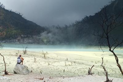Kawah Putih tour: boleto de viaje de un día, etc.todos incluidos