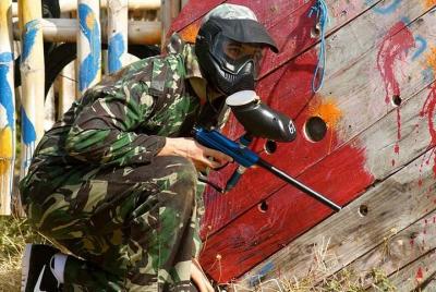 Experiencia de Bali Jimbaran Hill Paintball