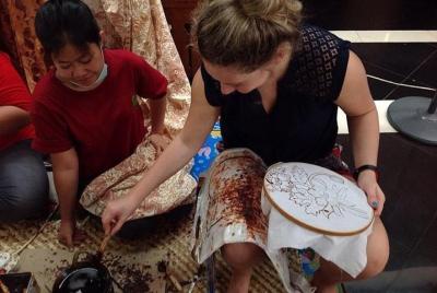 Clase de batik en Malang con almuerzo