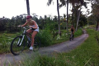 Tour de ciclismo escondido de descenso en Bali