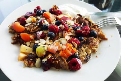 Comida privada irlandesa de fusión en un hogar moderno en Skerrie