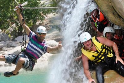 Canyoning + Zipline Safari Combo Adventure Canyoning + Zipline Safari Combo Adventure