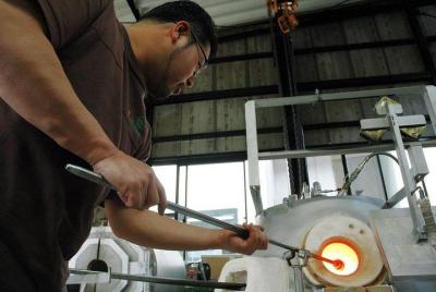 [Experiencia de Koedo Kawagoe / vidrio soplado] Arte de vidrio qu