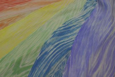 Clase de bufanda Kyo-arashi Shibori