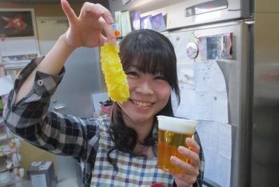 Toma de muestras de comida japonesa en Nagoya