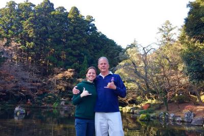 Excursión privada durante la escala de Narita con cata de sake