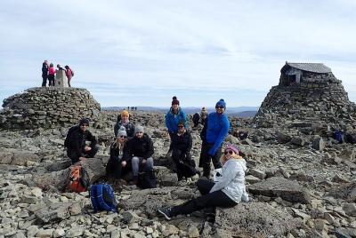 Paseo en grupo por hacia la cima del Ben Nevis desde Fort William